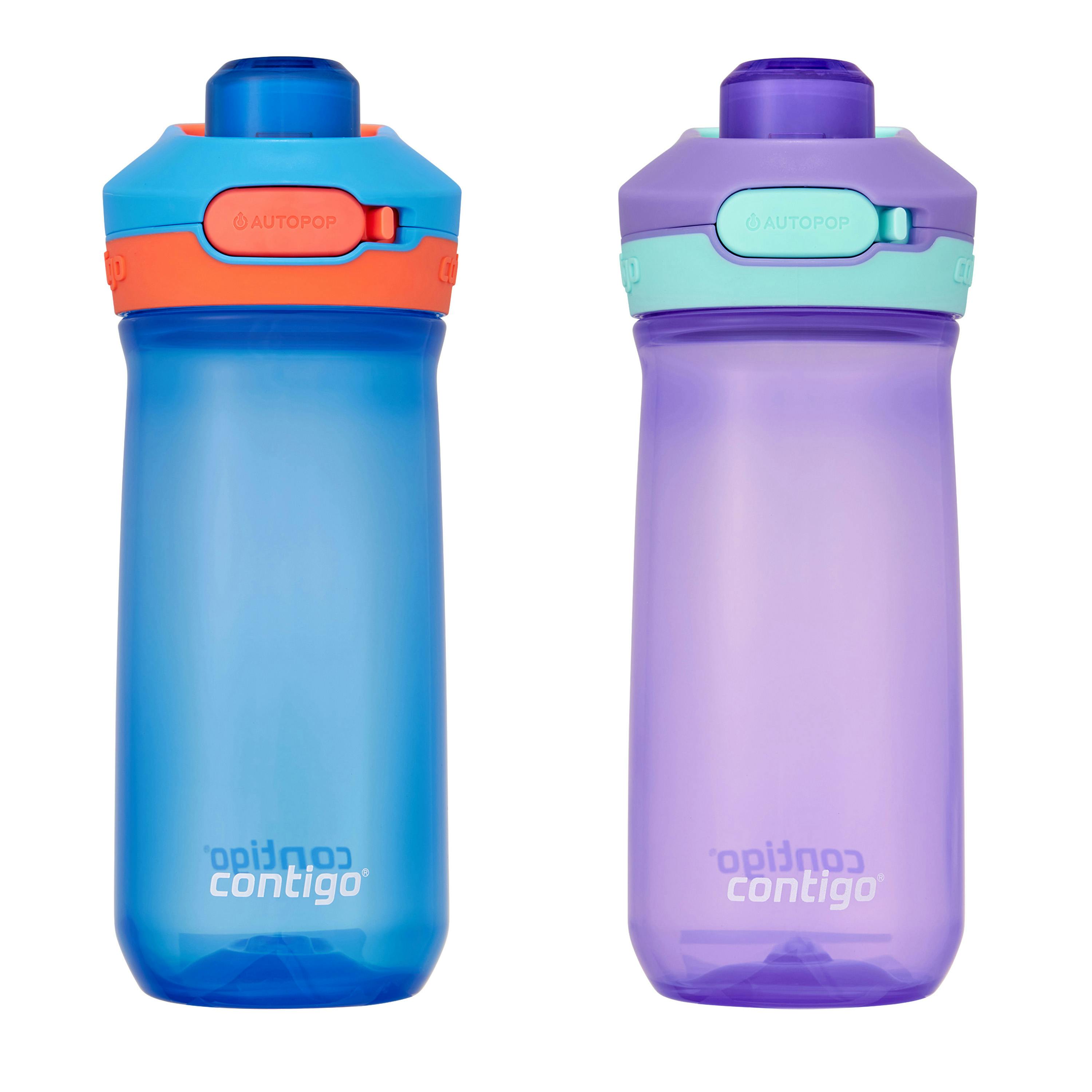 Contigo® Kids’ Jessie Water Bottle with Pop-Open Leak-Proof Chug Lid, 14oz