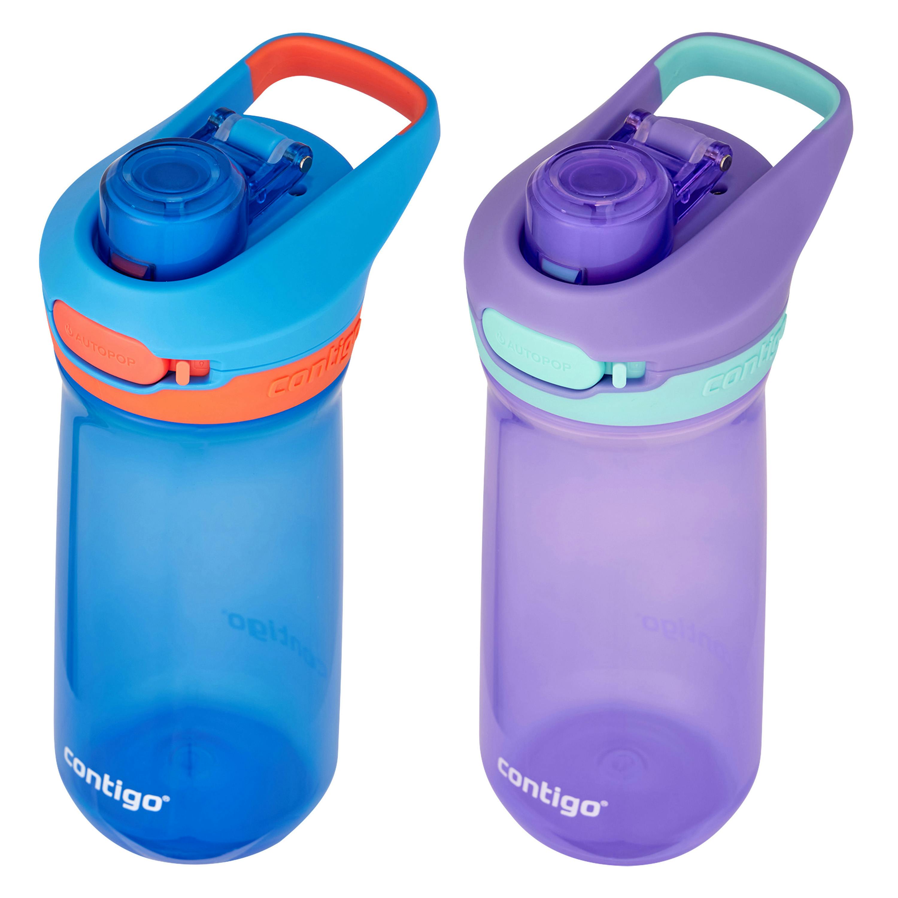 Contigo® Kids’ Jessie Water Bottle with Pop-Open Leak-Proof Chug Lid, 14oz