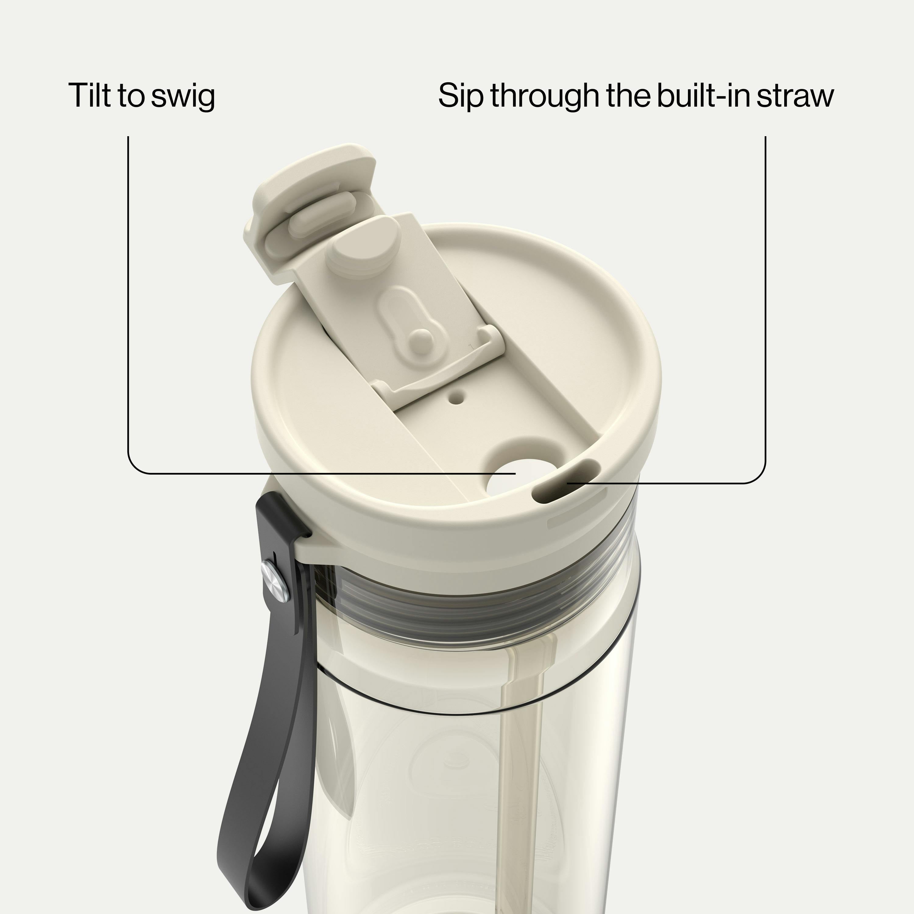 28oz DualSip Plastic Bottle