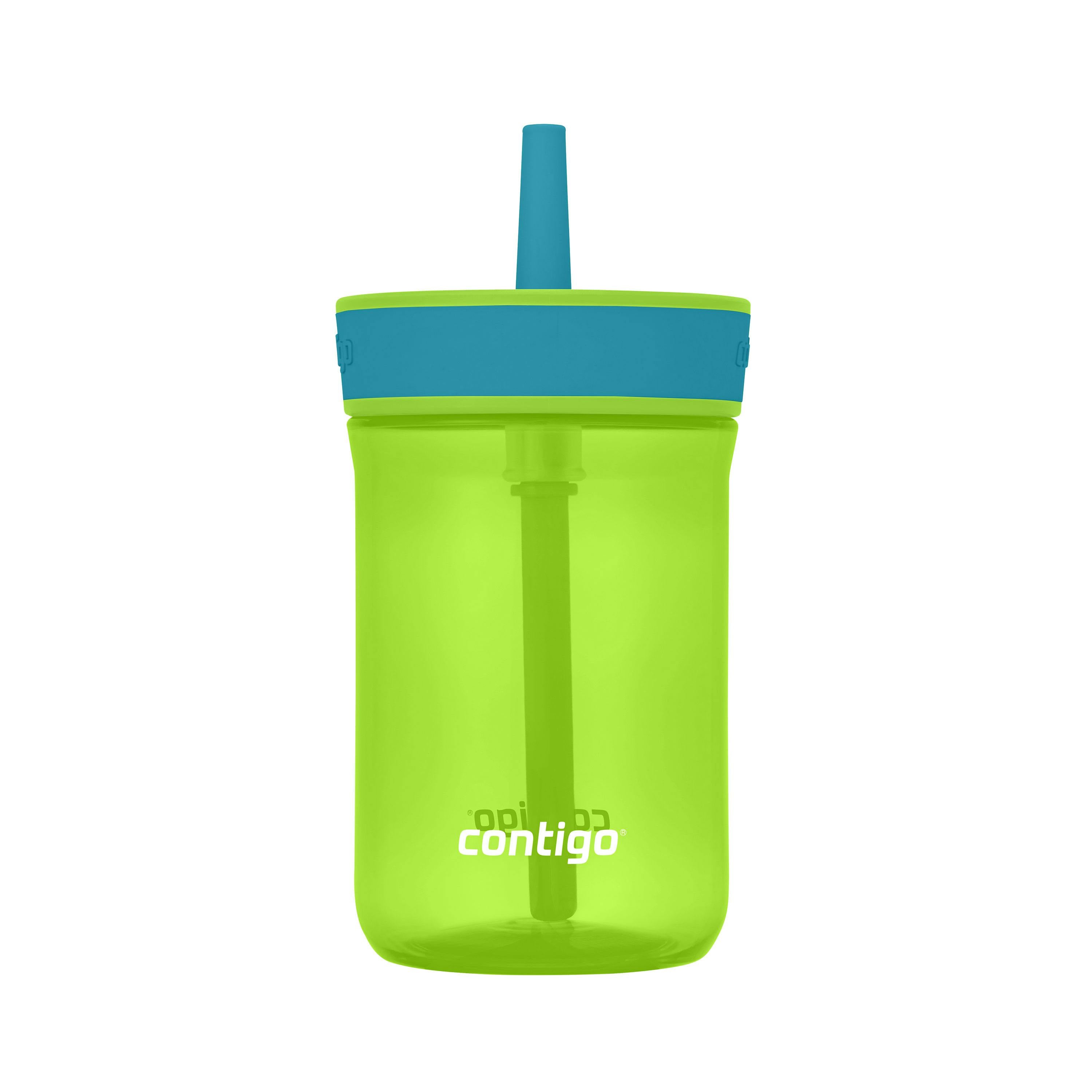Contigo® Kids’ Leighton Straw Tumbler with Spill-Proof Leak-Proof Lid, 14oz