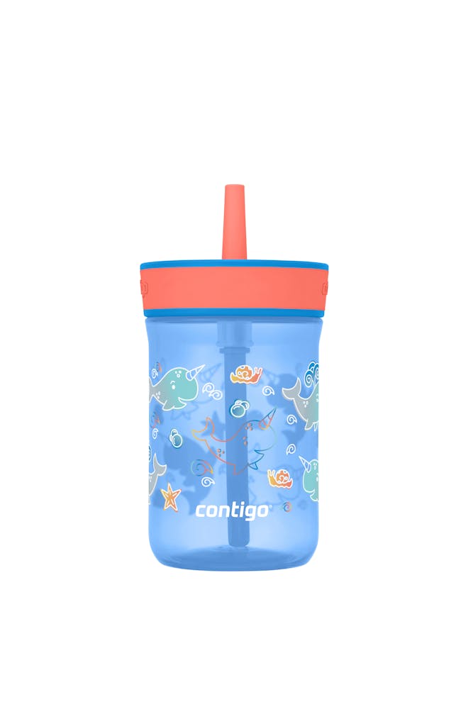Kids’ Leighton Straw Tumbler with Spill-Proof Leak-Proof Lid, 14oz G5