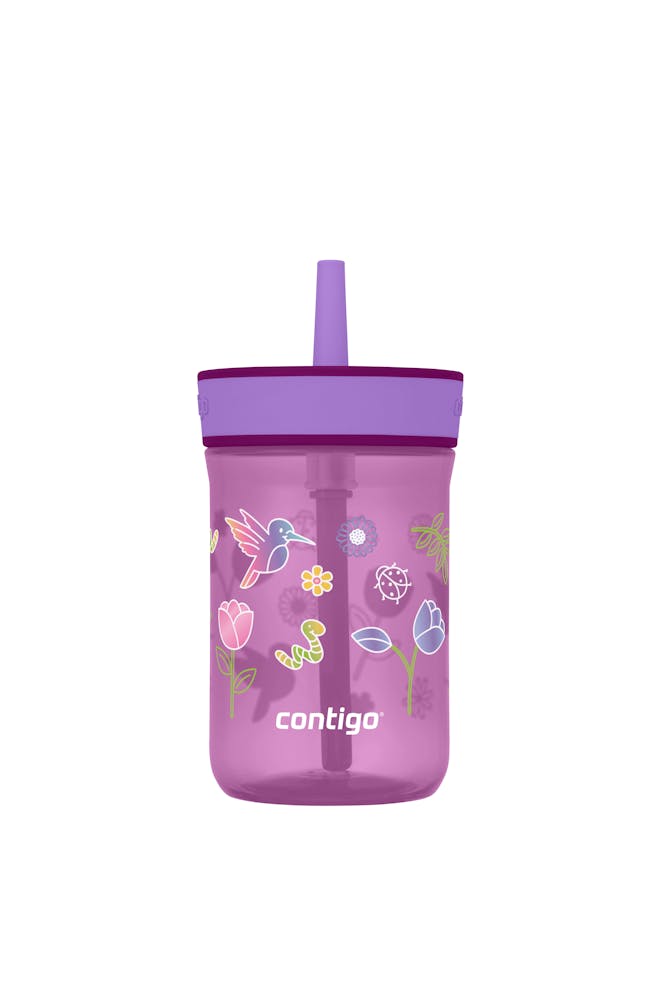 Kids’ Leighton Straw Tumbler with Spill-Proof Leak-Proof Lid, 14oz G5